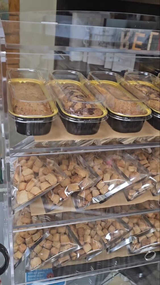 Freshly packed snack and dessert boxes