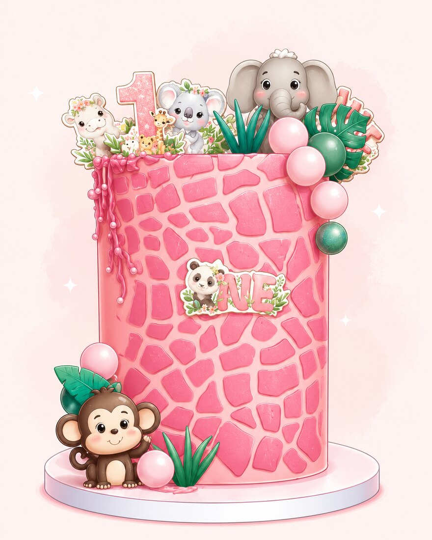 Custom themed birthday cake
